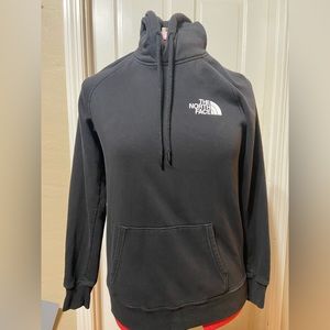 Black North Face hoodie, XS